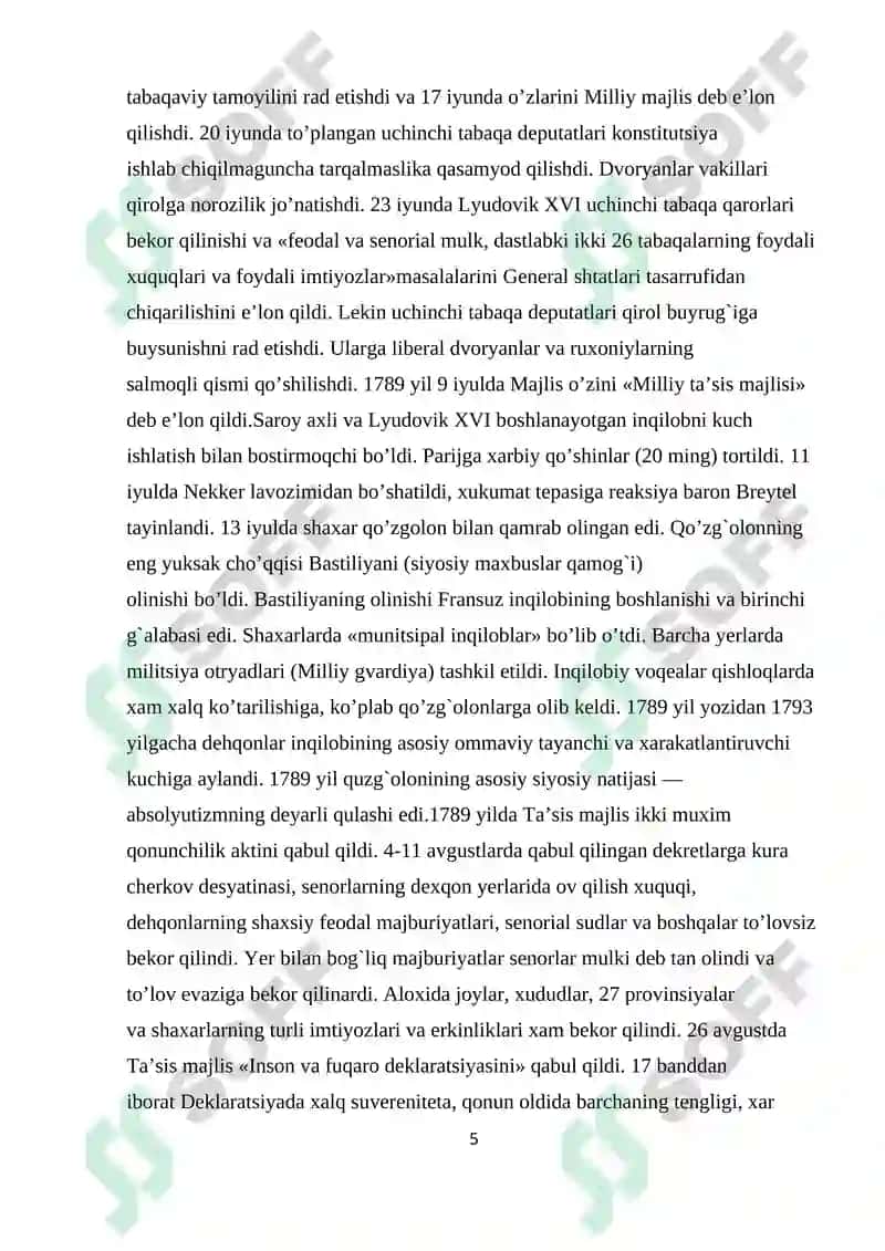 Franisya imperyasi bosqinchilik siyosati mavzusini o’qitishda pedogogik texnologiyalarni o’rni 5
