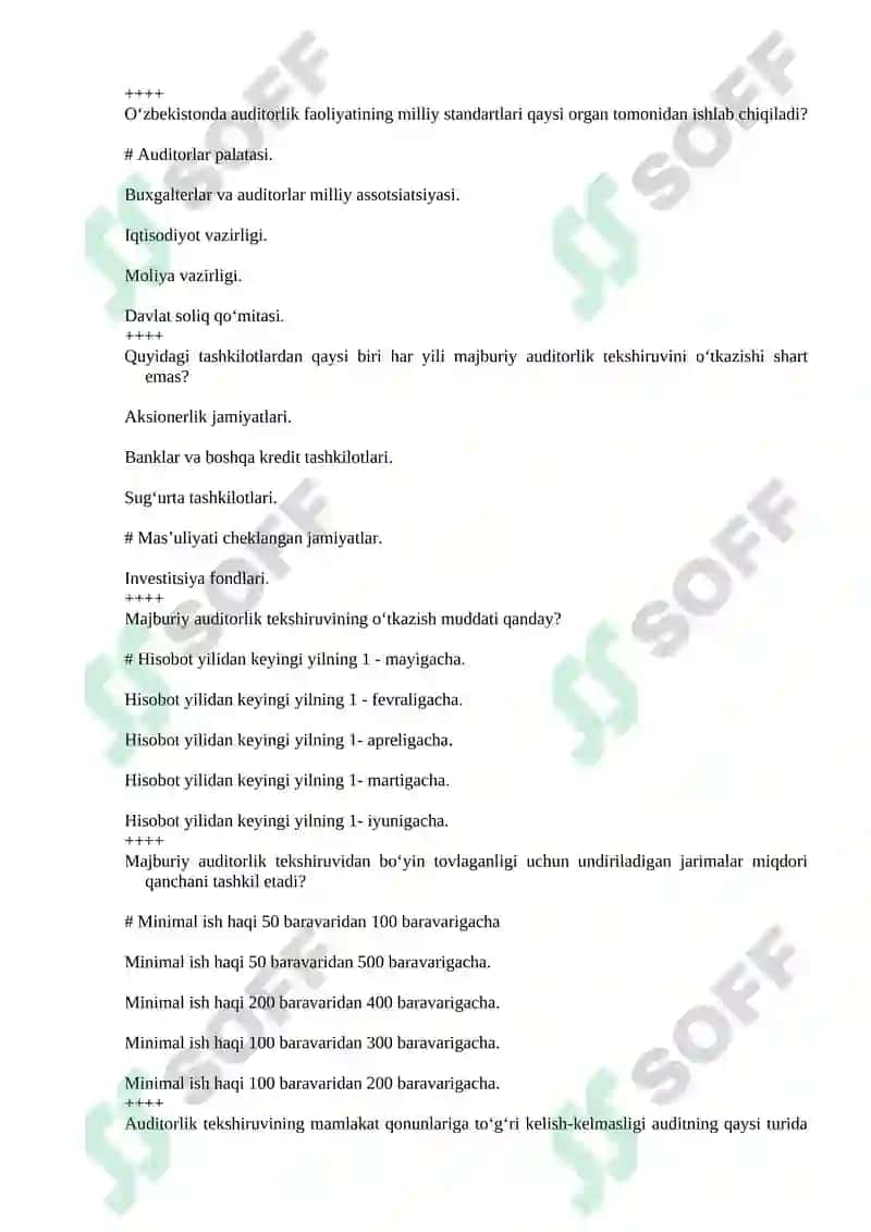 Auditorlik faoliyati 5
