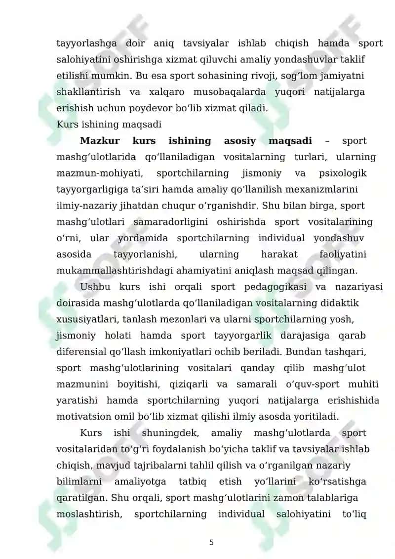 Sport mashg’ulotlarining vositalari 5