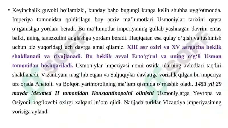 Usmoniylar Davlati 5
