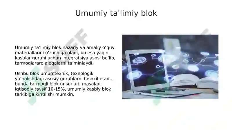 Kasbiy ta’lim mazmuni va texnologiyalari 5