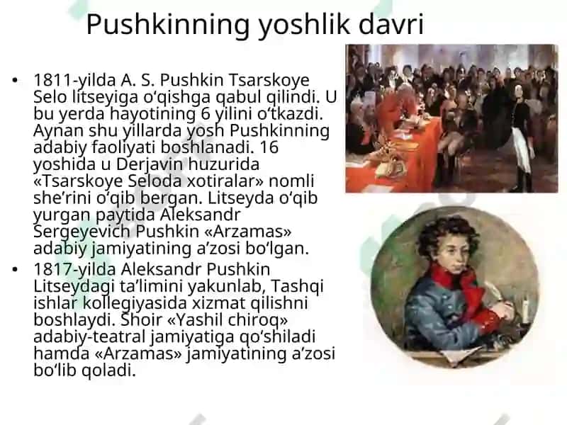 Aleksandr Sergeyevich Pushkin 5
