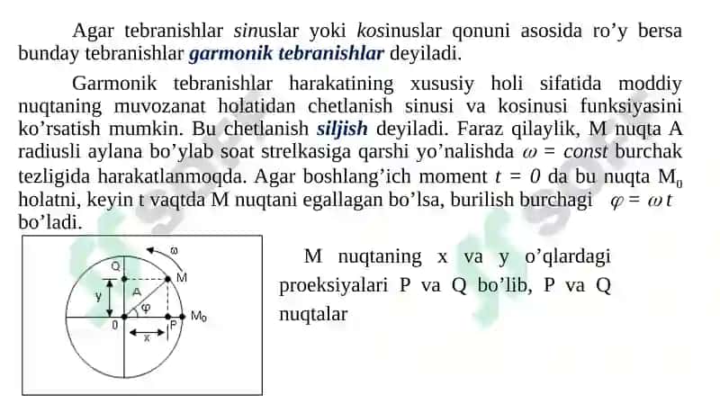 Mexanik tebranishlar 5