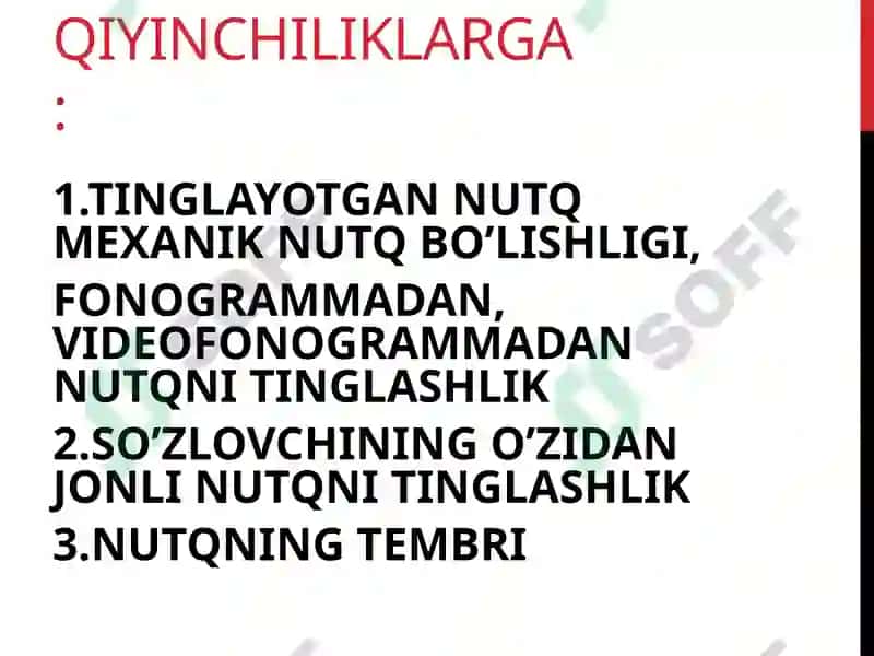 TINGLAB TUSHUNISHDAGI QIYINCHILIKLAR 5