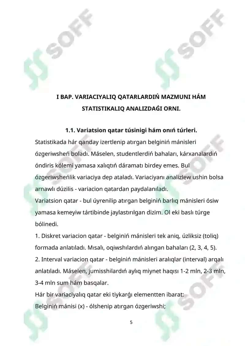 Psixologiyaliq magliwmatlardi qayta islew metodlari ham texnologiyalari 5