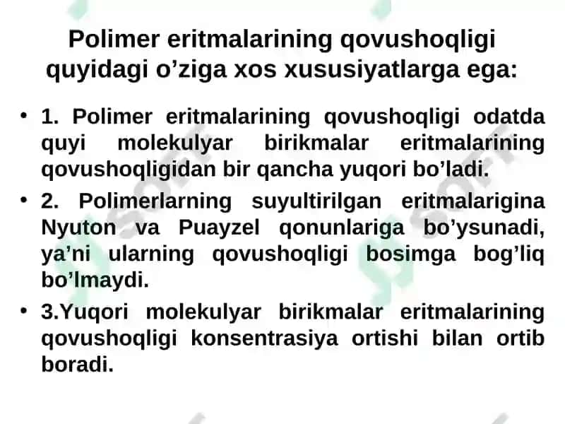 Polimer eritmalari 5