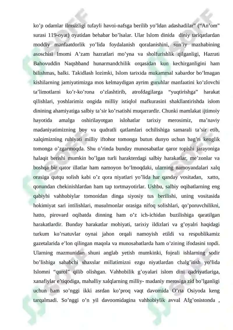 O`zbekistonda diniy bag`rikenglik va diniy tashkilotlar bilan munosabati 5