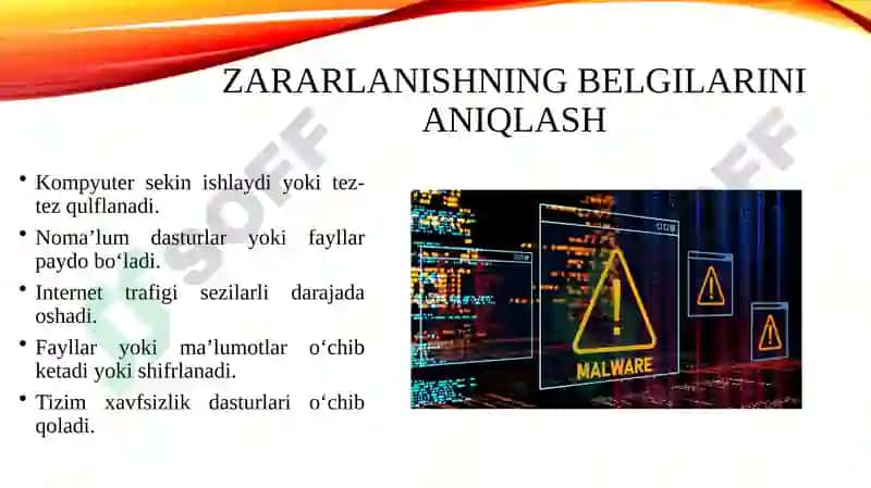 Zararkunanda dasturlar va ulardan himoyalanish 5