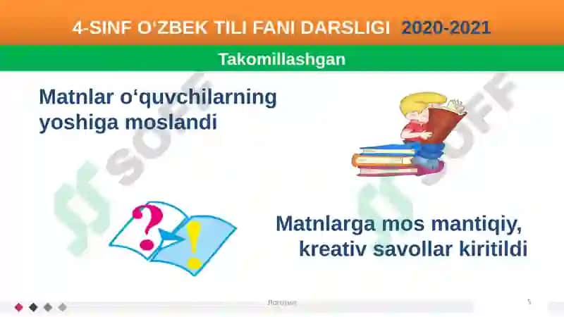4-SINF O‘ZBEK TILI FANI O‘QUV DASTURI2020-2021 5