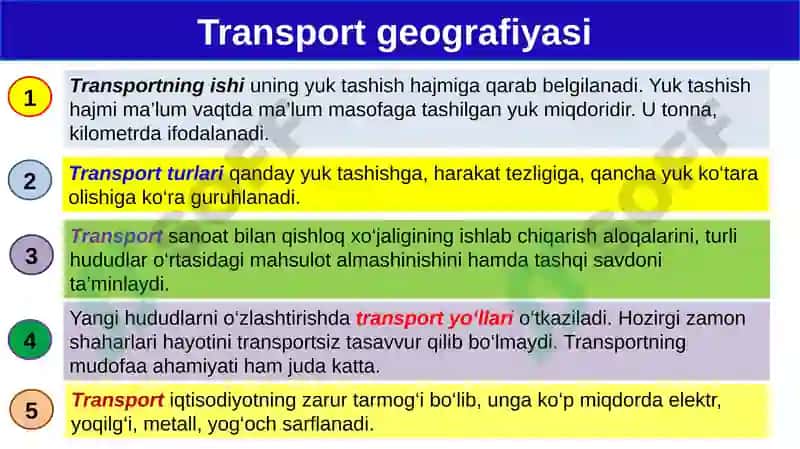 Transportgeografiyasi 5