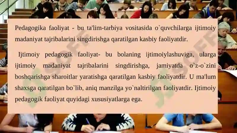 IJTIMOIY PEDAGOGIKANING KATEGORIYALARI VA MEXANIZMLARI 5