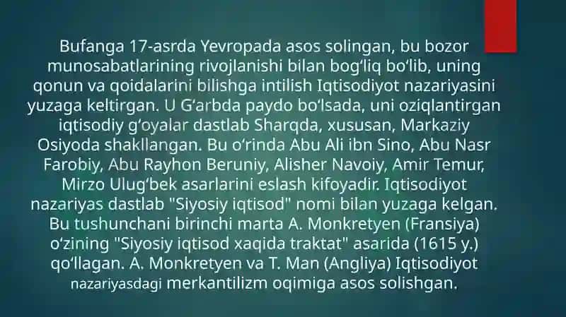 Iqtisodiyot nazariyasi 5