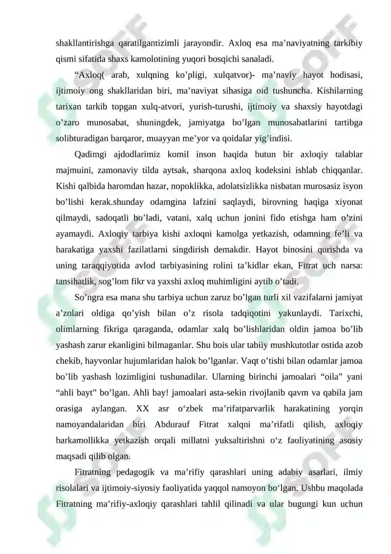 Abdurauf Fitratning “Oila” asarlari 5