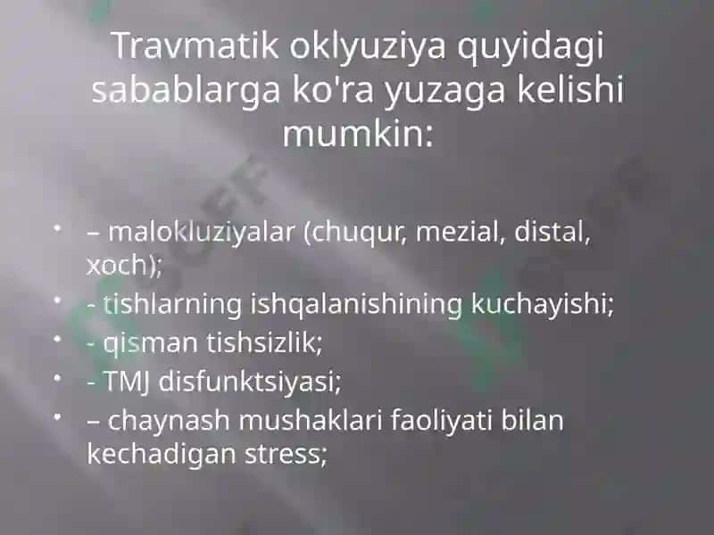 Travmatikokklyuziya 5