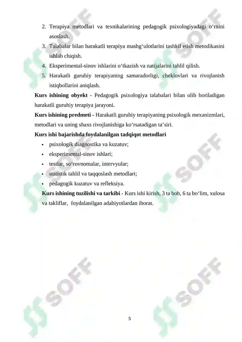HARAKATLI GURUHIY TERAPIYA 5