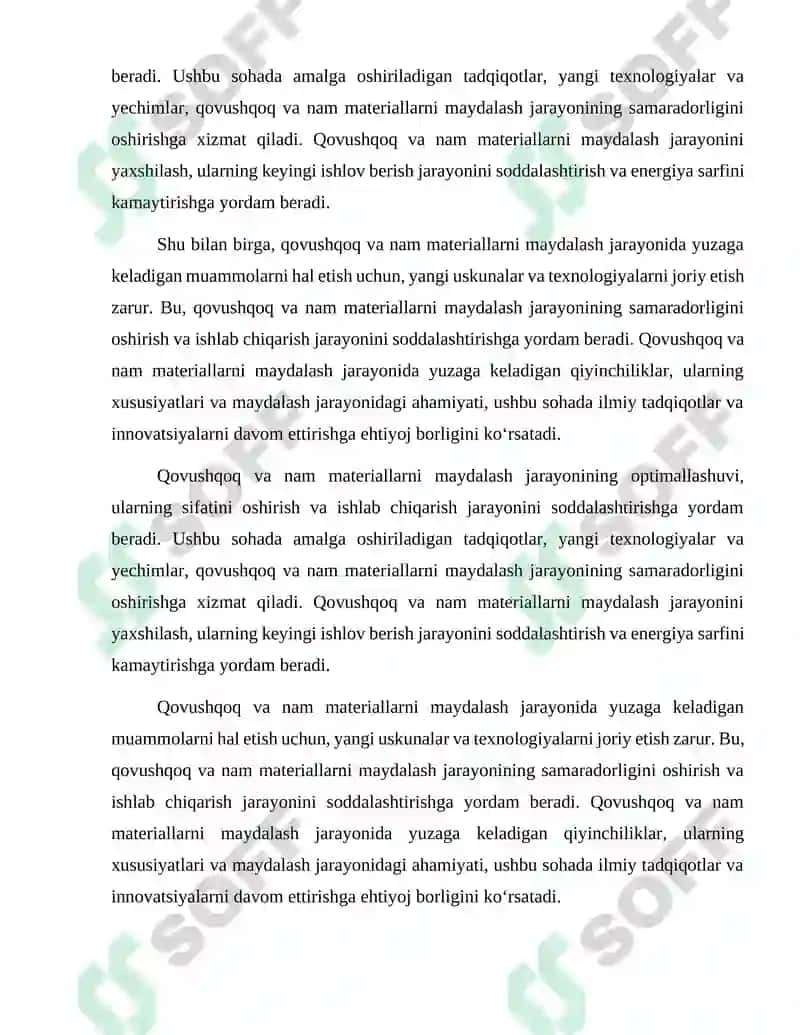 Maydalagichlar turlari 5