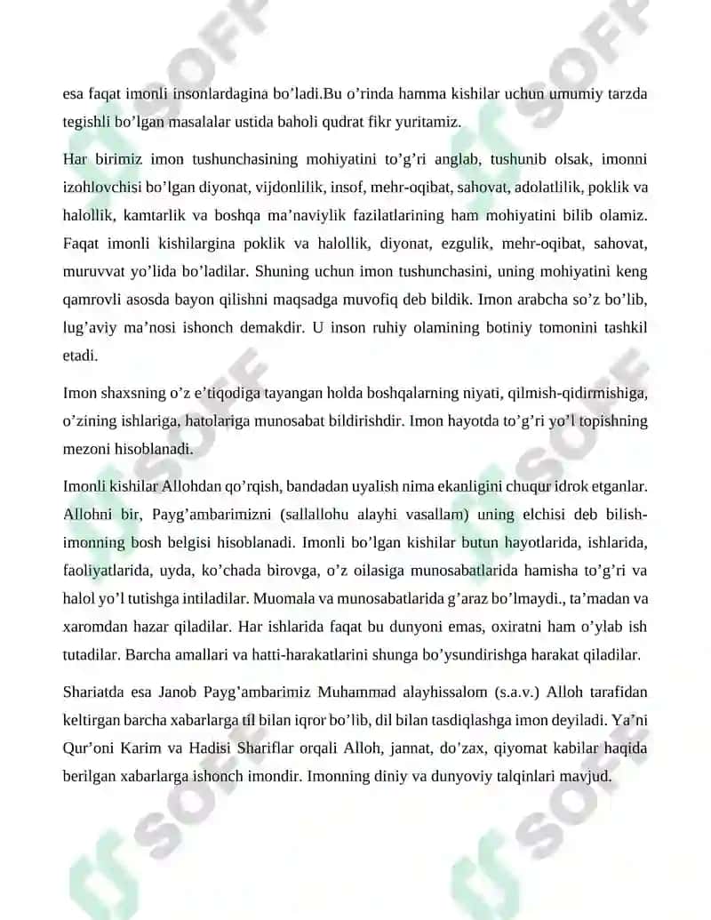 Aqida 5