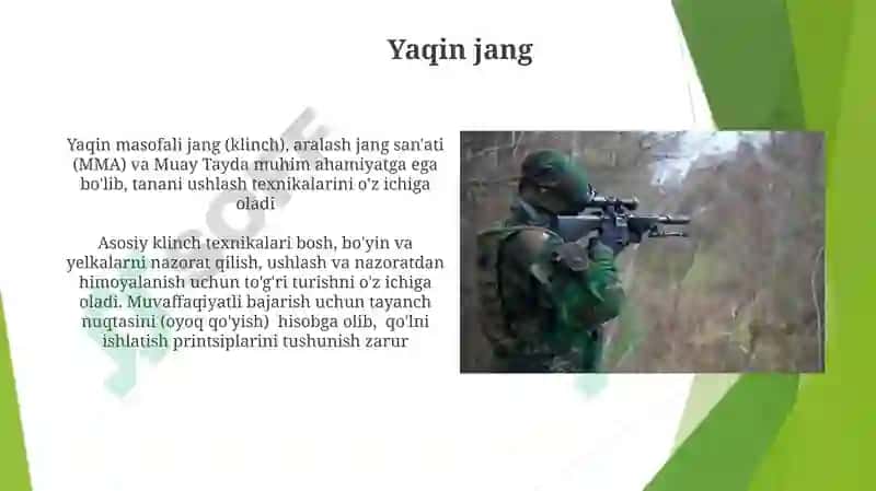 Yurish texnikasi asoslari 5