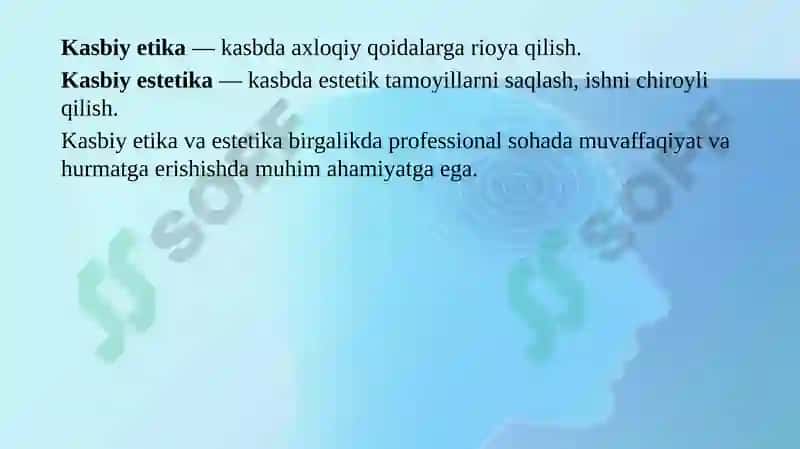 Kasbiy etikasi va o‘qituvchining axloqiy mas’uliyati 5