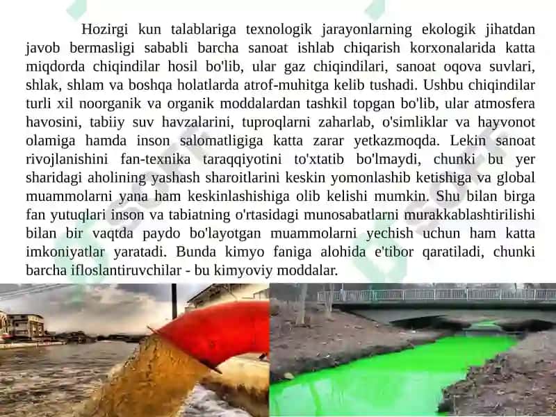 Atrof-muhit kimyosi 5