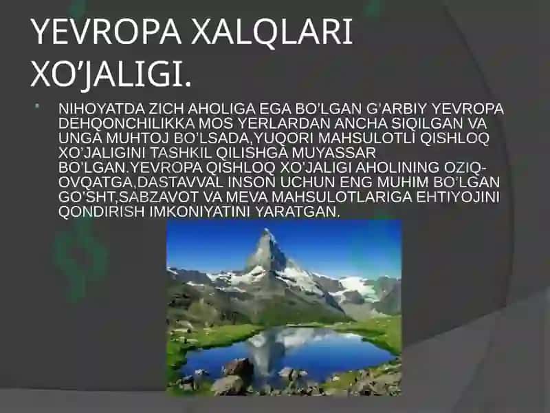 YEVROPA XALQLARI 5