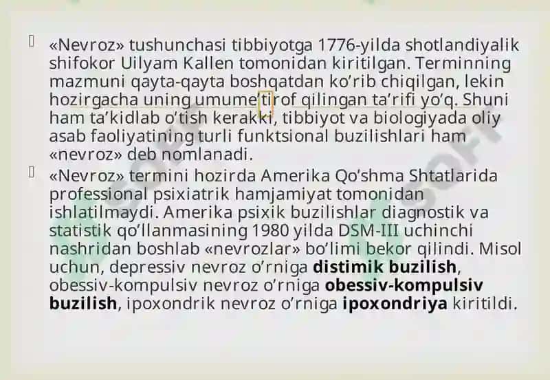 Nevrozkasalligining kelib chiqish sabablari va asoratlari 5