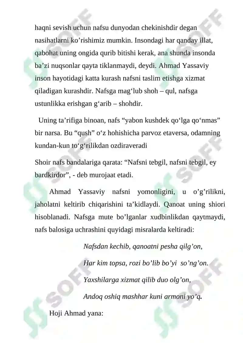 Ho’ja Ahmad Yassaviy hayoti va pedagogik qarashlari 5
