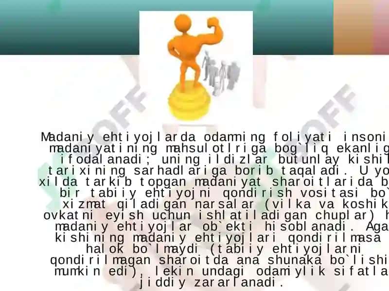 Ehtiyojlar turlari 5