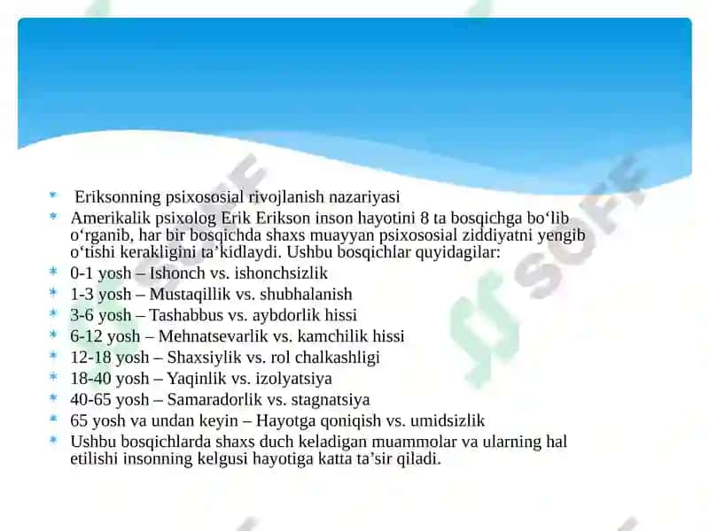 Psixologik rivojlanishning ziddiyatli davrlari 5
