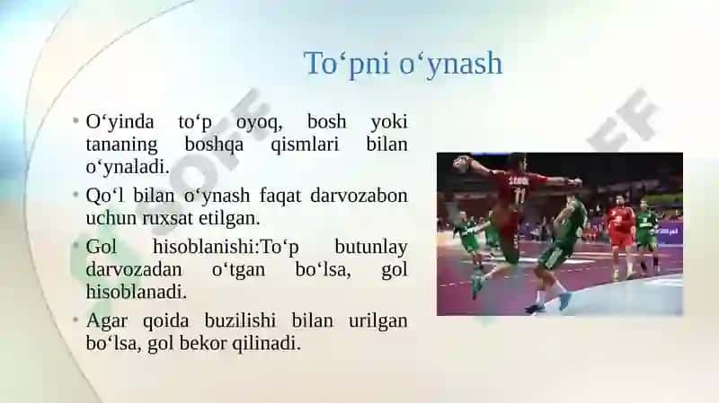 Qol to‘pi o‘yini qoidalari 5