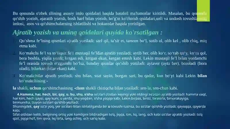 IMLO QOIDALAR USTIDA ISHLASH 5