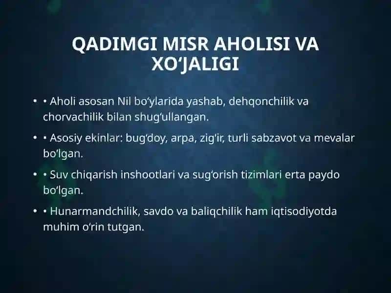 Qadimgi Misr 5