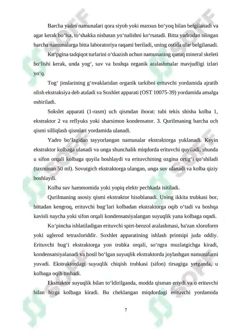 G'OVAKLILIK KURS LOYIHASI 6