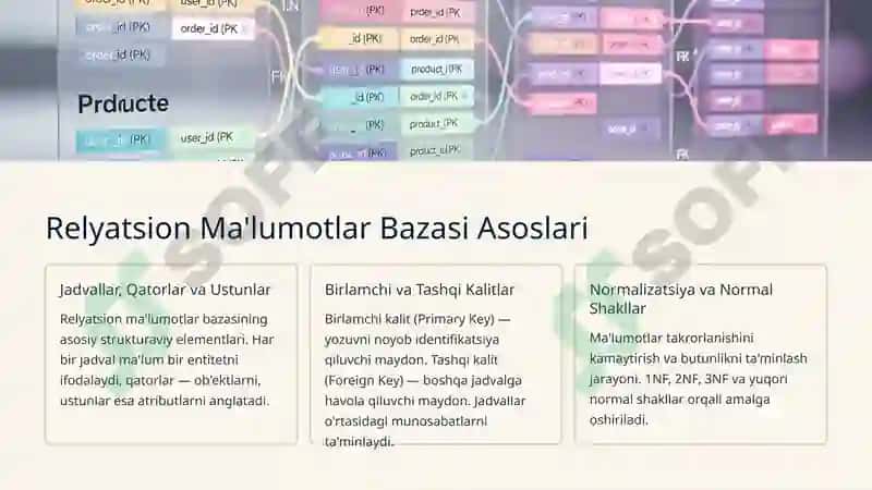 Ma'lumotlar Bazasi Shakllantirish Texnologiyalari 6