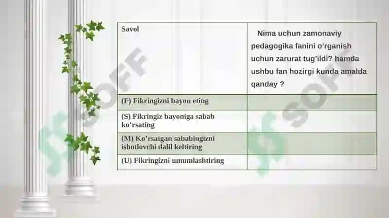 SEMINAR MASHG‘ULOTI 6