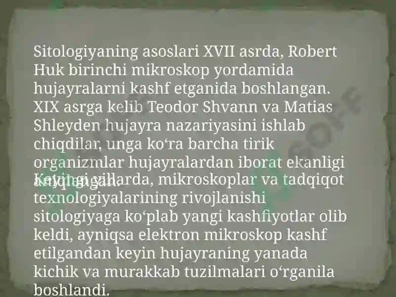 Sitologiya va genetika 6