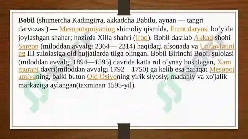 Qadimgi Bobil 6