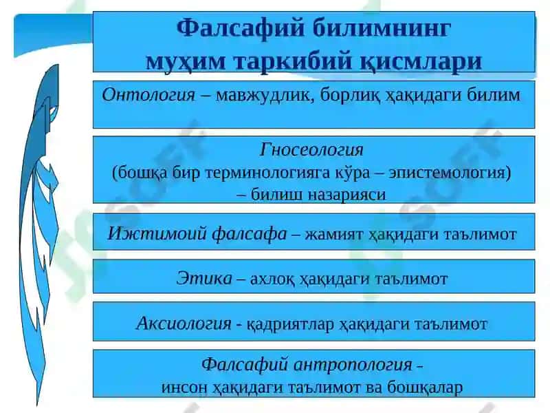 Фалсафадунёни англаш усули сифатида 6