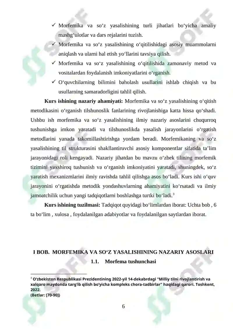 Morfemika va soʻz yasalishini oʻqitish metodikasi 6