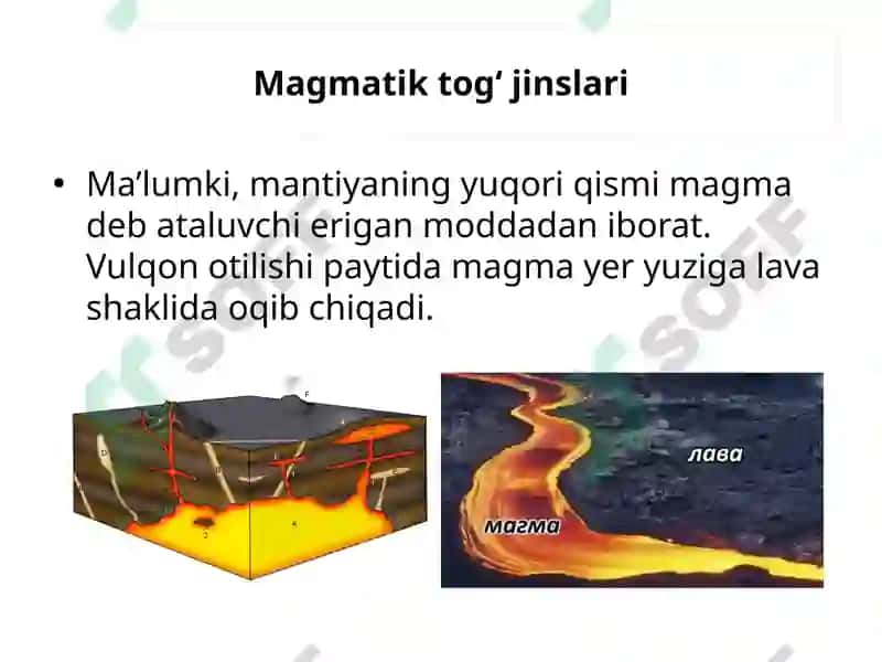 Tog‘jinslarining turlari 6