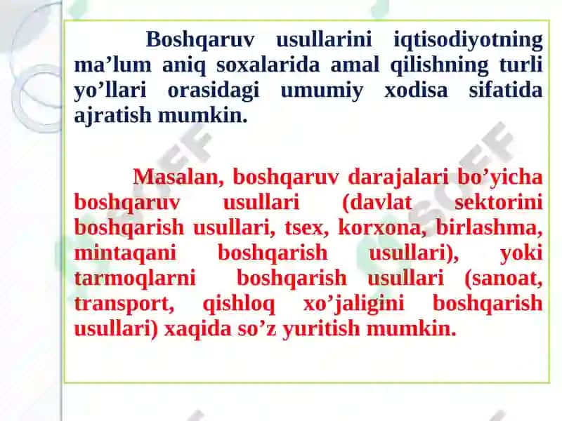 Mehnatni boshqarish usullari va texnologiyalari 6