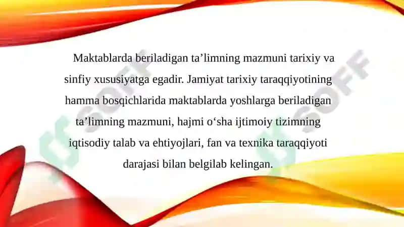 samarali dars o'tkazish 6