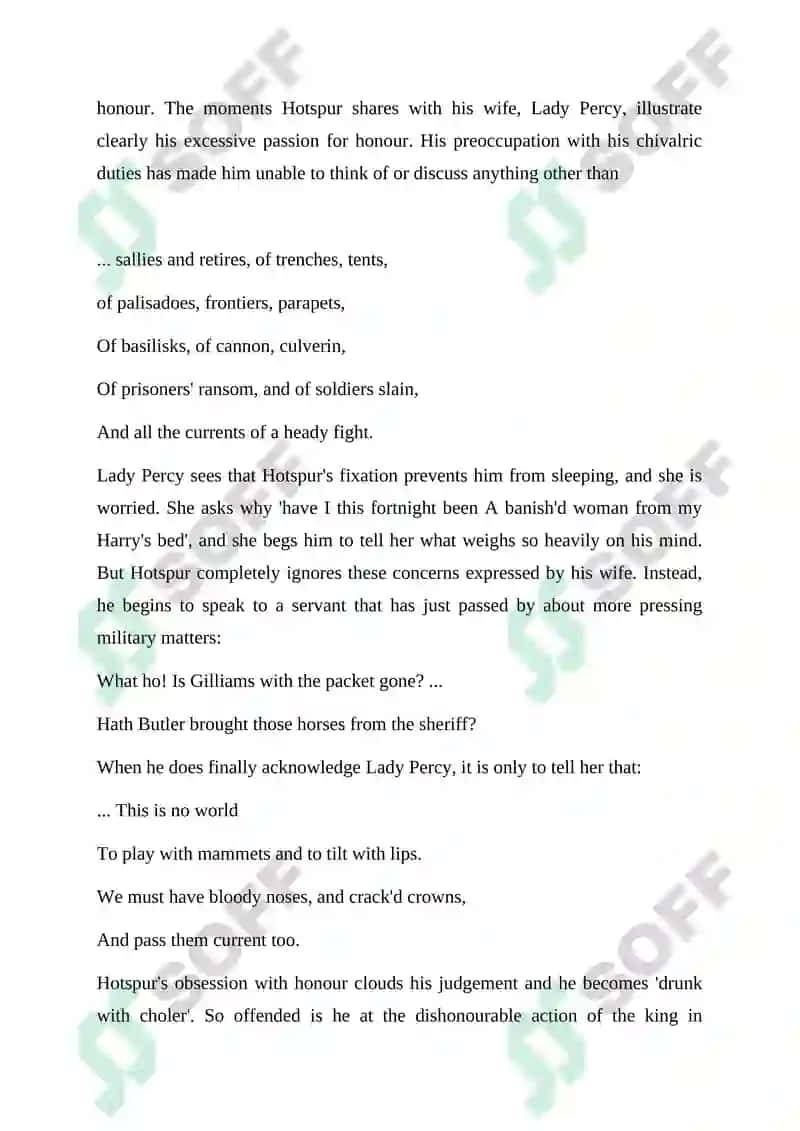 Course Work on "POLITICAL IDEA IN THE HISTORICAL CHRONICLE OF SHAKESPEARE' “HENRY IV” 6