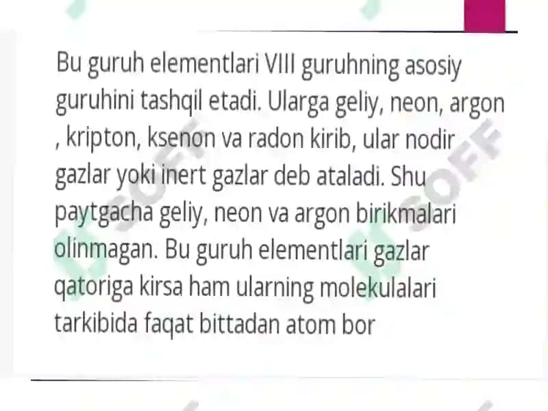 VIII guruh elementlari 6
