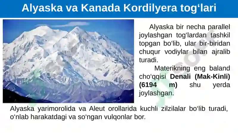 Shimoliy Amerikaning Tabiiy Geografik Ko‘lkalari va Xolisi 6