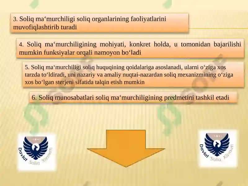 Soliq ma’muriyat huquqiyasoslari 6
