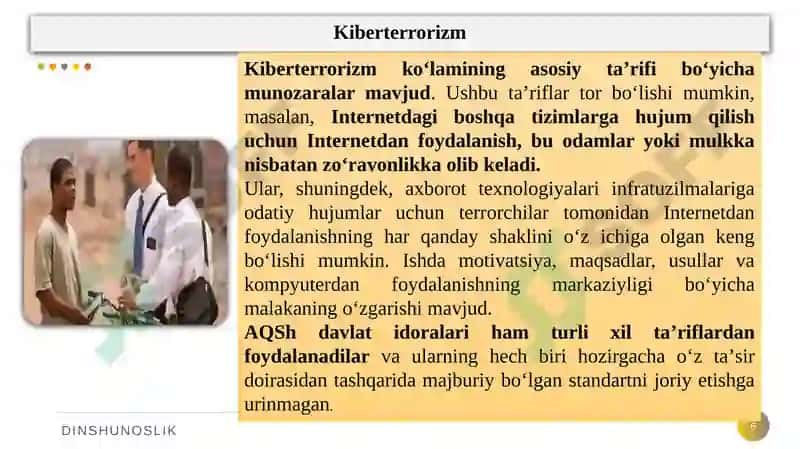 Kiber makonda din. Missionerlik va prozelitizmning ijtimoiy- siyosiy xavfi 6