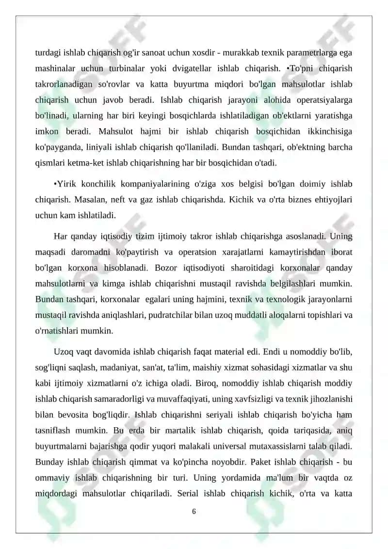 Ishlab chiqarish omillarining iqtisodiy mohiyati 6