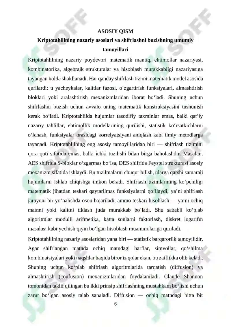 Kriptotahlil shifrlash usullarini buzish metodlari 6