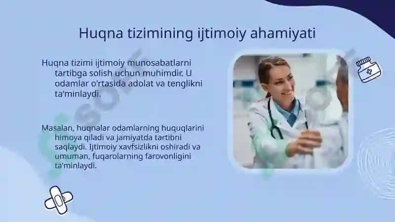 Huqnalar haqida maʼlumot. Huqna qilish tartibi 6
